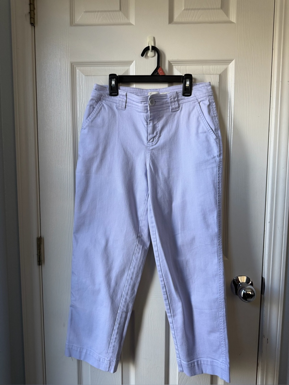 A New Day Lavender High Rise Stretch Ankle Pants Size 2